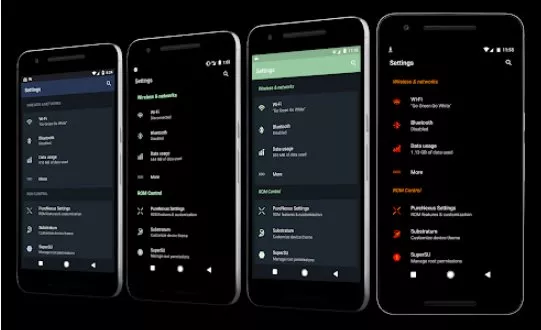 Gameplay screenshot from substratum spectrum theme for Android