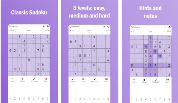 Gameplay screenshot from sudoku pro mod for Android