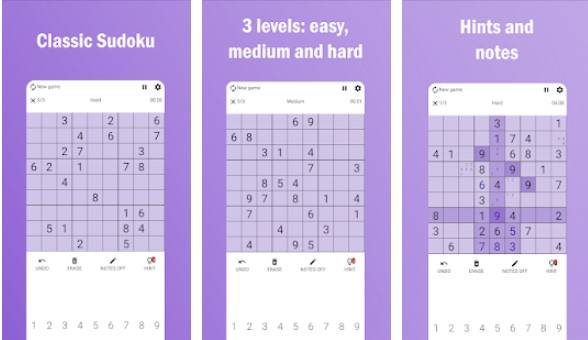 Gameplay screenshot from sudoku pro mod for Android