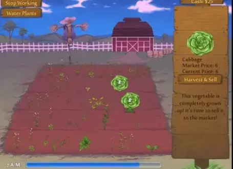 Gameplay screenshot from summer in fairbrook free for Android