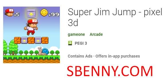  Super Jim Jump - pixel 3d