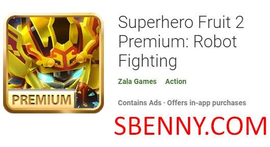 superhero fruit 2 premium robot fighting