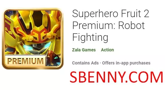 superhero fruit 2 premium robot fighting