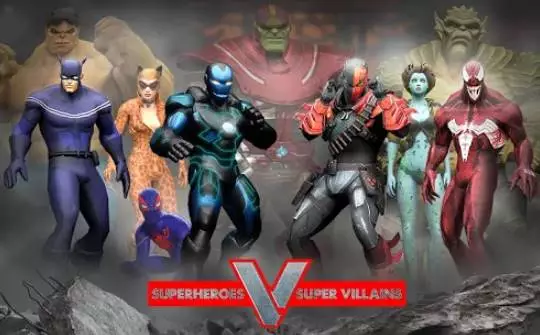 superheroes vs super villains real fighting game