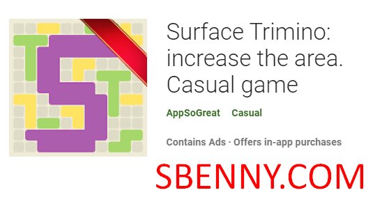  Surface Trimino: increase the area. Casual game APK