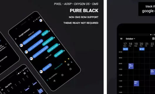 Gameplay screenshot from swift black substratum theme for Android
