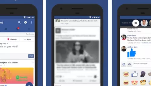 Gameplay screenshot from swipe for facebook pro for Android