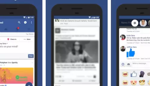 Gameplay screenshot from swipe for facebook pro for Android