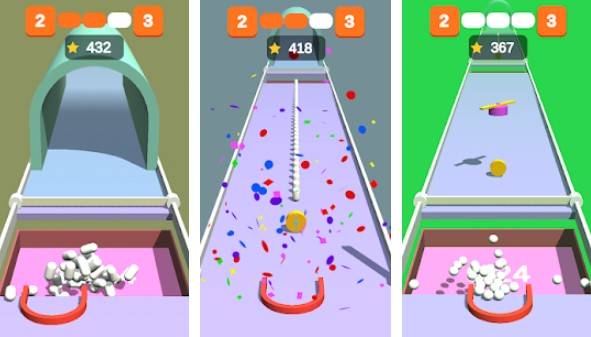 Gameplay screenshot from take away 3d endless running hyper casual game for Android