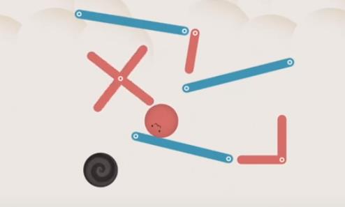 Gameplay screenshot from tales of the tiny planet physics puzzle venture for Android