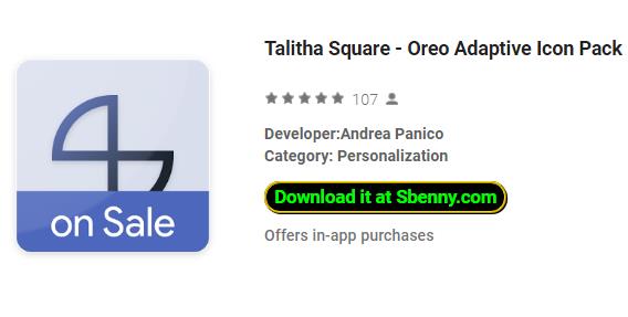  Talitha Square - Oreo Adaptive Icon Pack