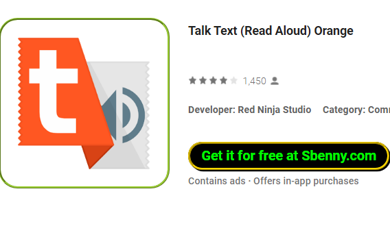  Talk Text (Read Aloud) Orange