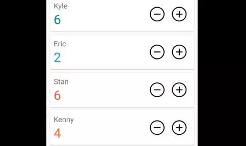 Gameplay screenshot from tally counter for Android