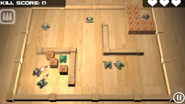 Gameplay screenshot from tank hero for Android