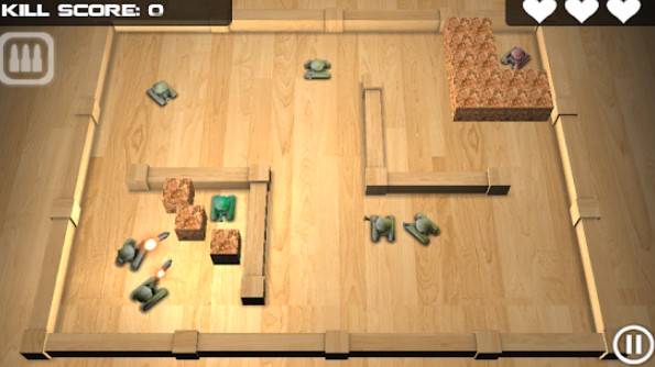 Gameplay screenshot from tank hero for Android