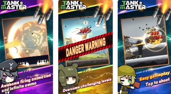 Gameplay screenshot from tank master for Android