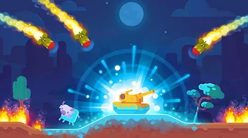 Gameplay screenshot from tank stars for Android