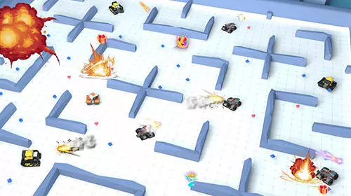 Gameplay screenshot from tankr io for Android