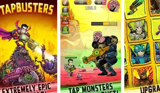 Gameplay screenshot from tap busters galaxy heroes for Android