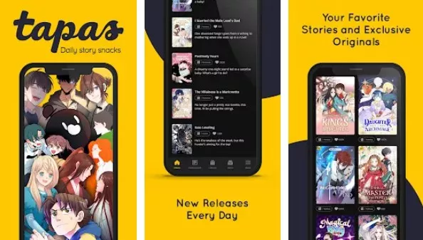 Gameplay screenshot from tapas comics and novels for Android
