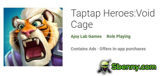 taptap heroes void cage