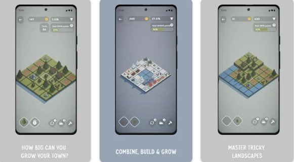 Gameplay screenshot from teeny tiny town for Android