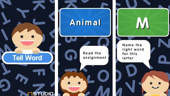 Gameplay screenshot from tell word for Android