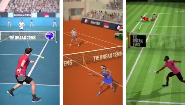Gameplay screenshot from tennis arena for Android