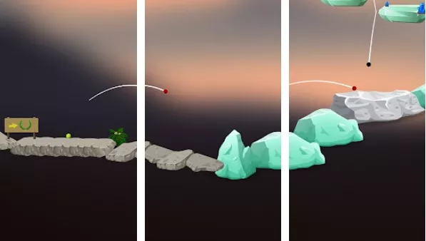 Gameplay screenshot from tennis over it for Android