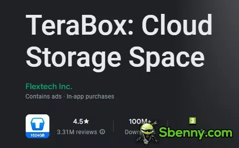 terabox cloud storage space
