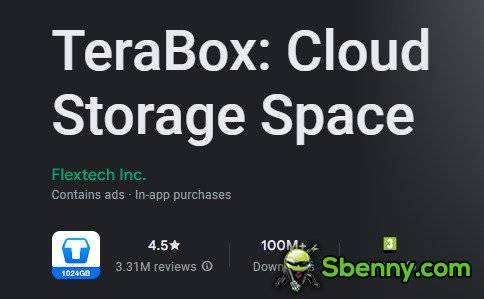 terabox cloud storage space