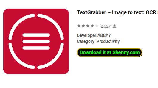 textgrabber iimage to text ocr and translate photo