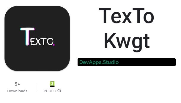  TexTo Kwgt