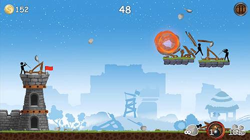 Gameplay screenshot from the catapult for Android