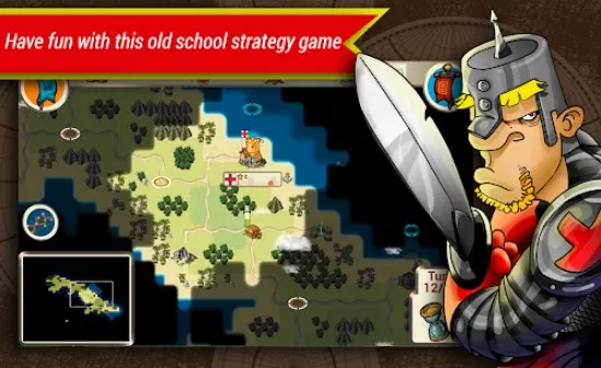 Gameplay screenshot from the conquest colonization for Android