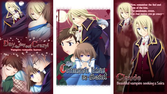 Gameplay screenshot from the crimson kiss to saint for Android