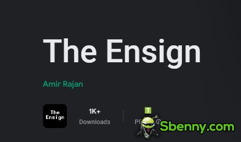 the ensign