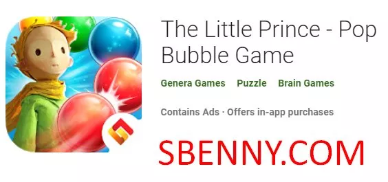  The Little Prince - Pop Bubble Game