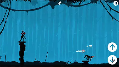 Gameplay screenshot from the ninja for Android