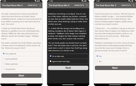 Gameplay screenshot from the soul stone war 3 for Android