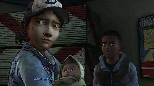 Gameplay screenshot from the walking dead season three for Android