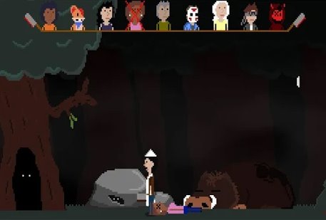 Gameplay screenshot from there s a butcher around pro for Android