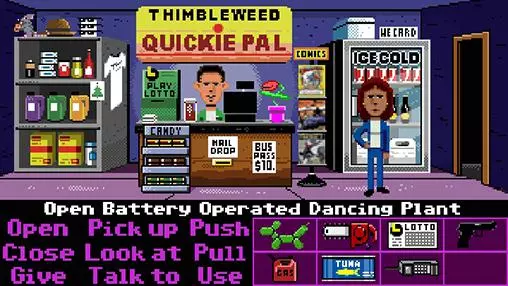 Gameplay screenshot from thimbleweed park for Android