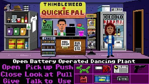 Gameplay screenshot from thimbleweed park for Android