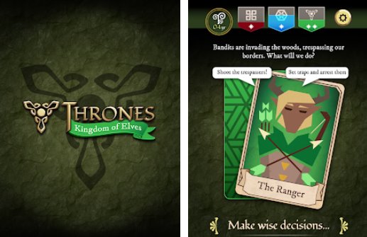thrones kingdom of elves medieval game
