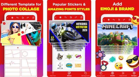 Gameplay screenshot from thumbnail maker channel art for Android