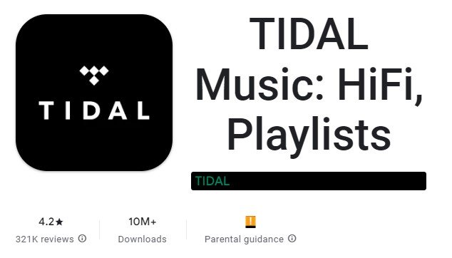  TIDAL Music: HiFi, Playlists