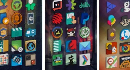 Gameplay screenshot from tigad pro icon pack for Android