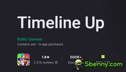 timeline up