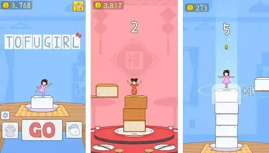 Gameplay screenshot from tofu girl for Android